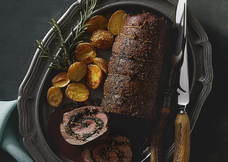 Argentinian Stuffed Tenderloin Roulade