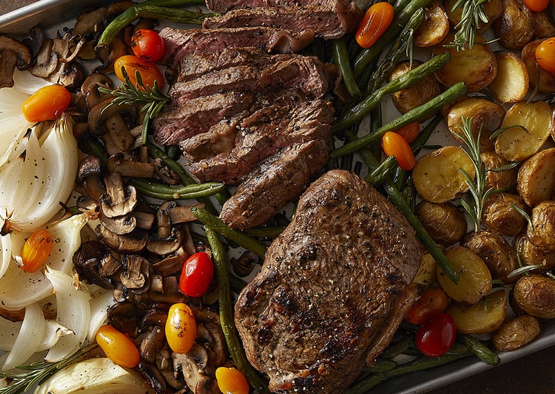 Sheet Pan Dinner - NY Steak Sheet Pan Dinner - NY Steak